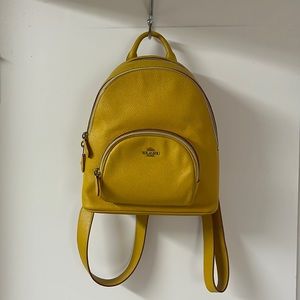 Coach leather backpack/ small